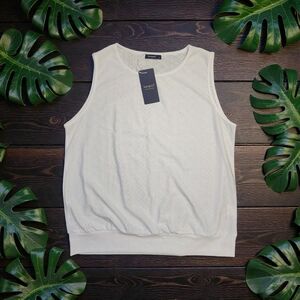 Elegant White Sleeveless Tank Top